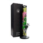 FIRE-FLOW Bong Black Leaf Trippy Alien 40cm