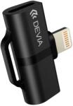  DV Adapter Fekete Lightning - 2X Lightning