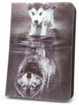 GreenGo Univerzális 9-10″ Tablet Könyv Tok Little Wolf Mintás