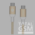 ADAM elements CASA B200 USB-C/USB-C adat- és töltőkábel 200cm, arany