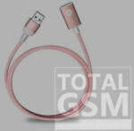 ADAM elements PeAk AMB120 microUSB-USB adat- és töltőkábel rozéarany