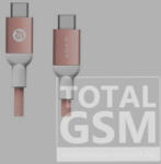 ADAM elements CASA B200 USB-C/USB-C adat- és töltőkábel 200cm, rozéarany