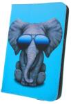 GreenGo Univerzális 9-10″ Tablet Könyv Flip Tok Elephant Mintás