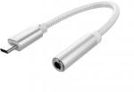  Ezüst Type-C Jack 3.5mm átalakító kábel