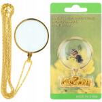 Reball MINi Ékszer Nagyító Üveg 5x 42mm Arany Medál RT0352 (SZKŁO POWIĘKSZAJĄCE WISIOREK ZŁOTY NWA0001633)