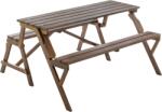 Mobikon Masa gradina, banca lemn maro Zagir 139, 5x133, 5x73 cm (0000398788)