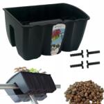 DIKEL DCRO400 korláttartó doboz, erkély kaspó keret 1l (ZS-DCRO400K_S433)