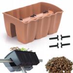 DIKEL DCRO400 korláttartó doboz, erkély kaspó keret 1l (ZS-DCRO400K_R624)