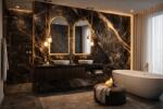  Стенен панел bamboo charcoal i Модел: 5909 i с непрекъсната или огледална шарка i uv лак
