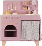 Little Dutch Детска дървена кухня Little Dutch - Pink, FSC, с аксесоари (LD2501) - baby