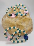 Clickitshop Martisor bratara copii din Lemn- Picatura de Cer si Noroc (4005933386340)