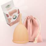 Femi. Eko Cupa menstruala, 100% silicon medical, marimea M, reutilizabila, capacitate 32 ml, Powder