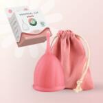 Femi. Eko Cupa menstruala, marimea S, cu tehnologie Saniconcentrate, capacitate 18 ml, roz, Safe