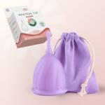 Femi. Eko Cupa menstruala, silicon medical, marimea S, antibacteriana, reutilizabila, violet, Safe