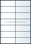 Jelöléstechnika Íves A4 etikett = 105x42, 4mm; 14db/ív; 100 ív/doboz