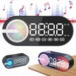Bedee Tükrös Digitális Ébresztőóra Rgb Világítással És Bluetooth Funkcióval (STYLOWY BUDZIK )