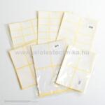 Jelöléstechnika Íves 40x70mm öntapadós címke 60db/csom