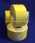 Jelöléstechnika 70x50mm Thermo (matt papír) citromsárga öntapadós címke, 900db/tekercs
