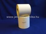 Jelöléstechnika 152, 4x101, 6mm perf. VELLUM öntapadós címke, 400db/tekercs