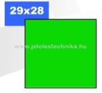 Open Data srl 29x28mm FLUO ZÖLD Blitz (olasz) árazószalag