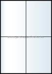 Jelöléstechnika Íves A4 etikett = 105x148mm; 4db/ív; 100 ív/doboz