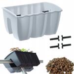 DIKEL DCRO400 korláttartó doboz, erkély kaspó keret 1l (ZS-DCRO400K_S449)