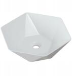 Swiss Meyer Mosdókagyló fehér Gyémánt 48 cm (5903631559204)