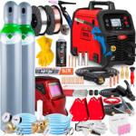IDEAL Inverteres Hegesztőgép Ideal Tecno Mig 205 LCD Alumínium Szinergia Igbt 200A (TMIG205LCDV2 MAMP-15-T-U1RW)
