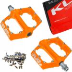 Kellys Platformos kerékpár pedálok Kellys Flat 50 orange cserélhető csapok (FLAT 50)