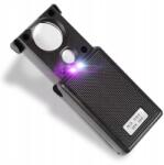 Reball Ékszer Nagyító Összecsukható 2 Üzemmód- 30X 60X Led Uv Kompakt Zseb (NO.9881)