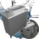 Paplinskimoebel Mosdó alatti szekrény Asztali pult modern új tároló 80 cm (Szafka łazienkowa Stojąca z Umywalką 80 IGA)