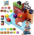 Bedee Mágneses Építőkockák 100 Db-os Kalóz Kincses Sziget Játék (MAGNETYCZNE KLOCKI BUDOWLANE )