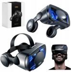 VRG Vr szemüveg 3D szemüveg Android iOS fejhallgatóval (Gogle VR Okulary 3D)