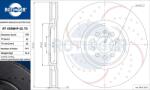 ROTINGER Disc frana ROTINGER GRAPHITE DRILLED & SLOTTED PLUS RT 4598HP-GL T5 (RT 4598HP-GL T5)