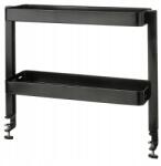 IKEA Asztali Polc 49x15x36 cm Fekete Két Szintes Csavarozható Ikea Vattenkar (405.415.72)