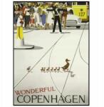  Fali poszter Wonderful Copenhagen Vintage (T11 Obraz Plakat Kopenhaga Dania)