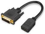 BlackBird Átalakító HDMI-A female to DVI 24+1 male, 20cm (BH1634)