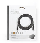 Nedis CCBW85100AT200 UTP Cat5e patch kábel, LSZH, RJ45, 10/100/1000 Mbit/s, hossz 20m, fekete (CCBW85100AT200) - wpower