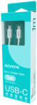 ADATA kábel USB 3.2 - USB TypeC - TypeC 1m műanyag fehér (CACC-100PN-WH)