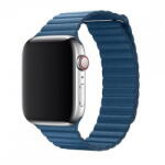 DEVIA Curea Apple Watch 38mm / 40mm Devia Elegant Leather Loop Cape Cod Blue (D0116XJCCB) - emida