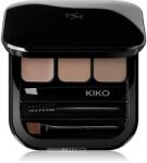 KIKO Milano Eyebrow Expert szett a tökéletes szemöldökért árnyalat 01 Blonde 2.4 g