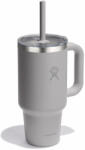 Hydro Flask 32 Oz Travel Tumbler Clear Lid thermo bögre világosszürke