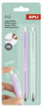 APLI Töltőceruza, HB, nyomógombos, APLI Infinite Click, lila és zöld (LCA20065) (LCA20065)