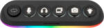 Streamplify HUB USB Streamplify HUB DECK 5 RGB 5 x USB 3.2 Gen 1 Black (hub deck 5-rgb-eu-f-bk)