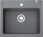 Metalac Chiuveta X Granit Quadro 60 grafit600 x 500 mm, sifon 90 mm, granit (372984) - cel Chiuveta