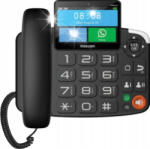 Maxcom Telefon cu fir Maxcom MM42D SE 4G negru 3 8 dual SIM 8 GB (mm42d se black)