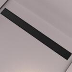 WIRQUIN Set rigola dus plus capac Wirquin Linear finisaj negru mat 60 cm (30950224)
