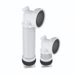 WIRQUIN Racord WC extensibil Wirquin cu manson Ø 93/100/110 mm lungime 46 cm (70950178)