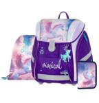  Magical Unikornisos Prémium Light anatómiai mágneszáras iskolatáska szett - OXY BAG
