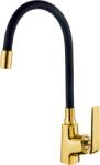 INVENA LIGARIA ECO mosogató csaptelep flexibilis kifolyóval, arany/matt fekete BZ-39-009-L (BZ-39-009-L)
